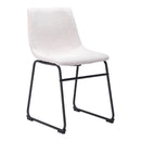  Zuo Smart 109651 Dining Chair - Ivory IMAGE 1