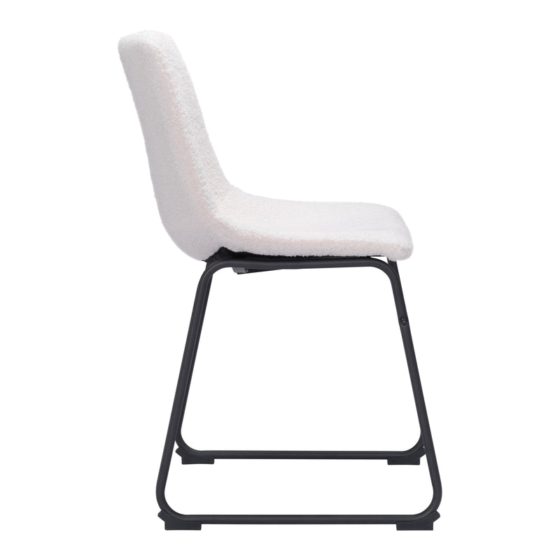  Zuo Smart 109651 Dining Chair - Ivory IMAGE 2