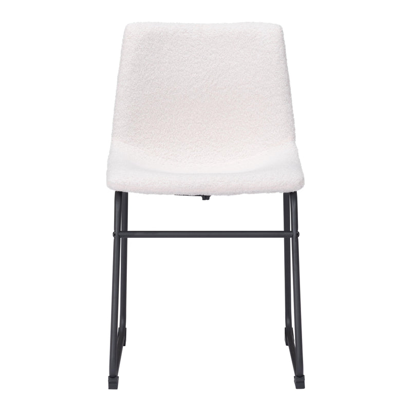  Zuo Smart 109651 Dining Chair - Ivory IMAGE 3