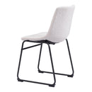  Zuo Smart 109651 Dining Chair - Ivory IMAGE 5