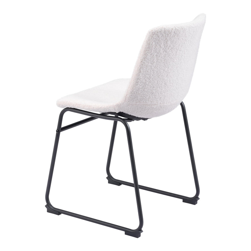  Zuo Smart 109651 Dining Chair - Ivory IMAGE 7