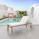  Zuo Cozumel 703980 Lounge Chair - Beige & Natural IMAGE 10