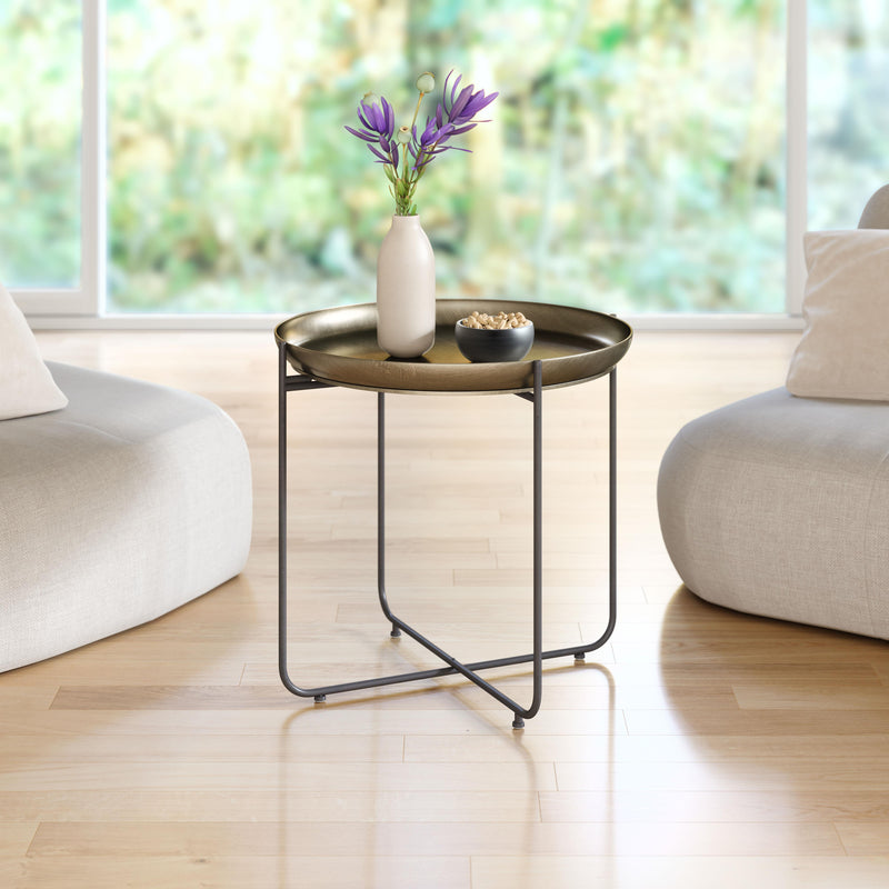  Zuo Bronson 109596 Side Table - Bronze IMAGE 7