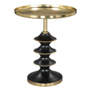  Zuo Donahue 109564 Side Table - Gold & Black IMAGE 2
