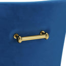  Zuo Maxine 109715 Dining Chair - Navy Blue & Gold IMAGE 7