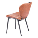  Zuo Terrence 109337 Dining Chair - Vintage Brown IMAGE 7