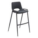  Zuo Desi 109540 Barstool - Black IMAGE 1