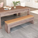  Zuo Bonker 109497 Storage Bench - Brown IMAGE 9