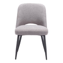  Zuo Teddy 109328 Dining Chair - Grey IMAGE 3