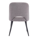  Zuo Teddy 109328 Dining Chair - Grey IMAGE 4