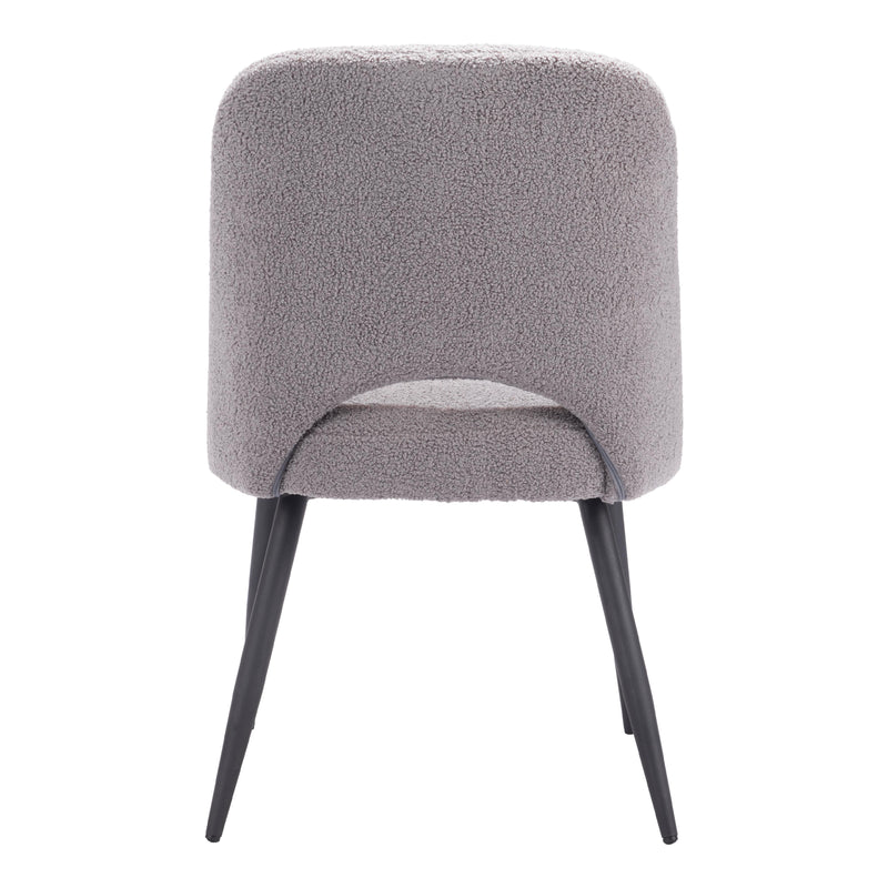  Zuo Teddy 109328 Dining Chair - Grey IMAGE 4