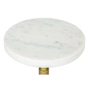  Zuo Maurice 109561 Side Table - White & Gold IMAGE 4
