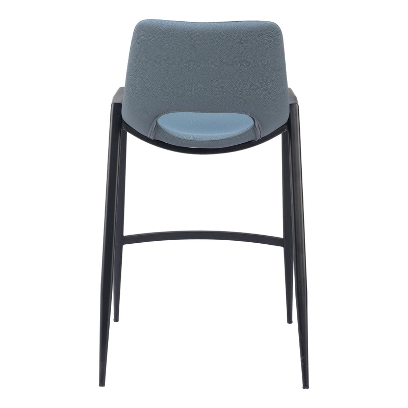  Zuo Desi 109539 Counter Stool - Azure Grey IMAGE 4