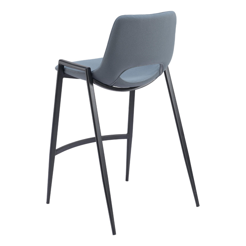  Zuo Desi 109539 Counter Stool - Azure Grey IMAGE 5