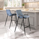  Zuo Desi 109539 Counter Stool - Azure Grey IMAGE 8