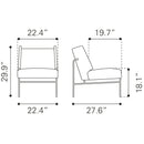  Zuo Atlanta 109514 Accent Chair - Green IMAGE 9