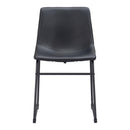  Zuo Smart 109648 Dining Chair - Black IMAGE 3