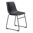  Zuo Smart 109648 Dining Chair - Black IMAGE 6