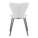  Zuo Torlo 109630 Dining Chair - White IMAGE 4