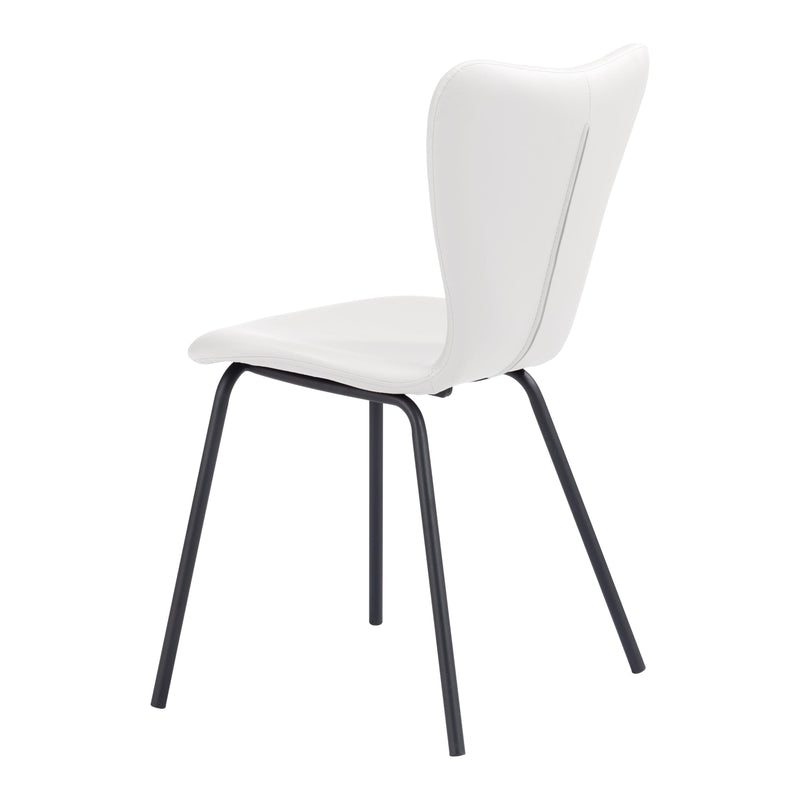  Zuo Torlo 109630 Dining Chair - White IMAGE 5