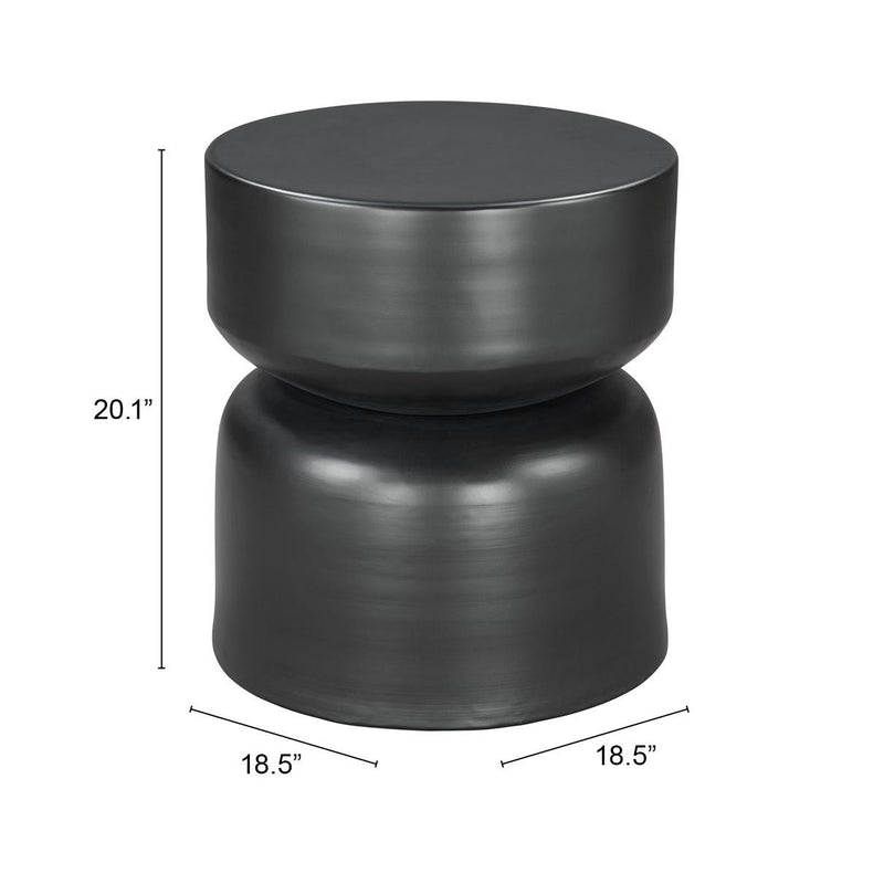  Zuo Busan 109756 Side Table - Black IMAGE 7