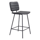  Zuo Boston 109504 Counter Stool - Vintage Black IMAGE 1