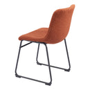  Zuo Smart 109680 Dining Chair - Burnt Orange IMAGE 7