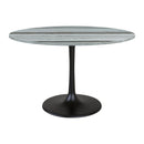  Zuo Central City 109447 Dining Table - Grey & Black IMAGE 1