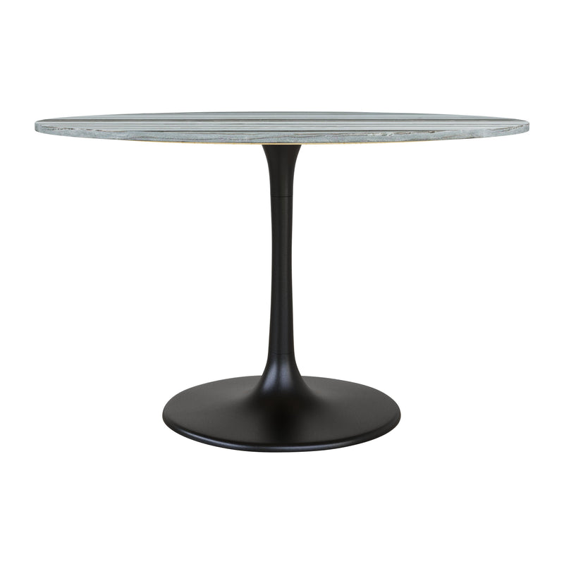  Zuo Central City 109447 Dining Table - Grey & Black IMAGE 2