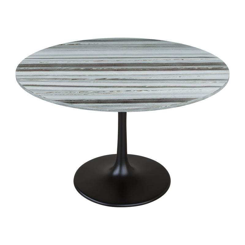  Zuo Central City 109447 Dining Table - Grey & Black IMAGE 3
