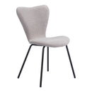  Zuo Thibideaux 109659 Dining Chair - Light Grey IMAGE 1
