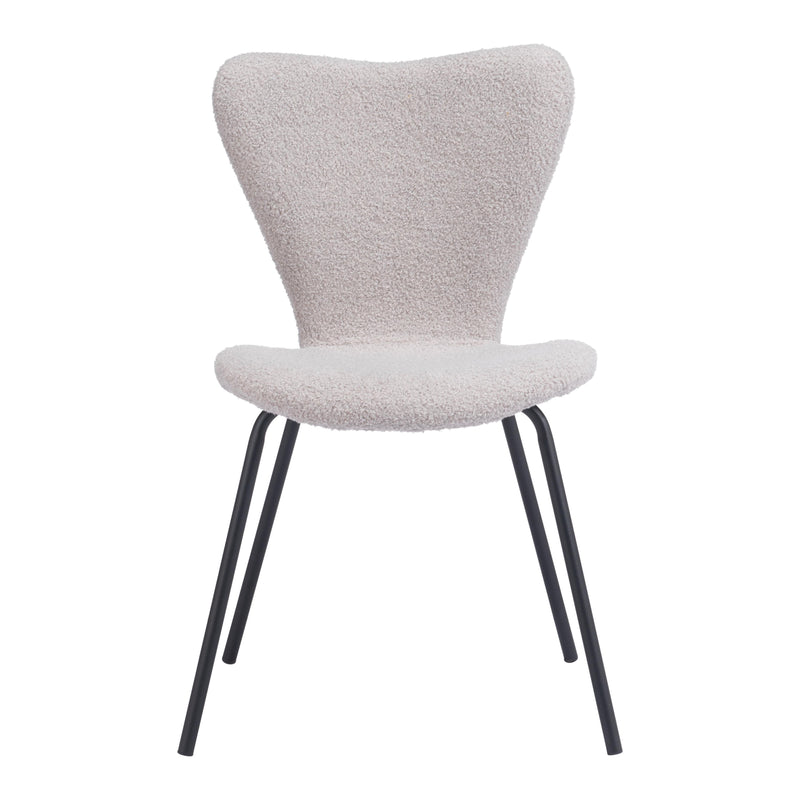  Zuo Thibideaux 109659 Dining Chair - Light Grey IMAGE 3