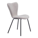  Zuo Thibideaux 109659 Dining Chair - Light Grey IMAGE 6