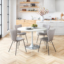  Zuo Thibideaux 109659 Dining Chair - Light Grey IMAGE 8