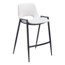  Zuo Desi 109538 Counter Stool - White IMAGE 1
