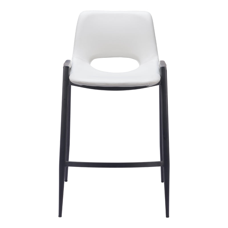  Zuo Desi 109538 Counter Stool - White IMAGE 3