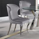  Coaster Furniture Cheyanne 190743 Upholstered Dining Side Chair - Grey IMAGE 9