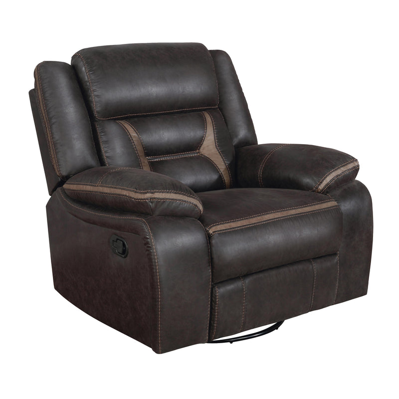 Coaster Furniture Greer Glider Leatherette Recliner 651356 IMAGE 1