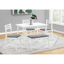 Monarch I 1031 5 pc Dining Set - White IMAGE 1