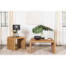Coaster Furniture Juanita 709817 Square Woven Rattan End Table - Natural IMAGE 2