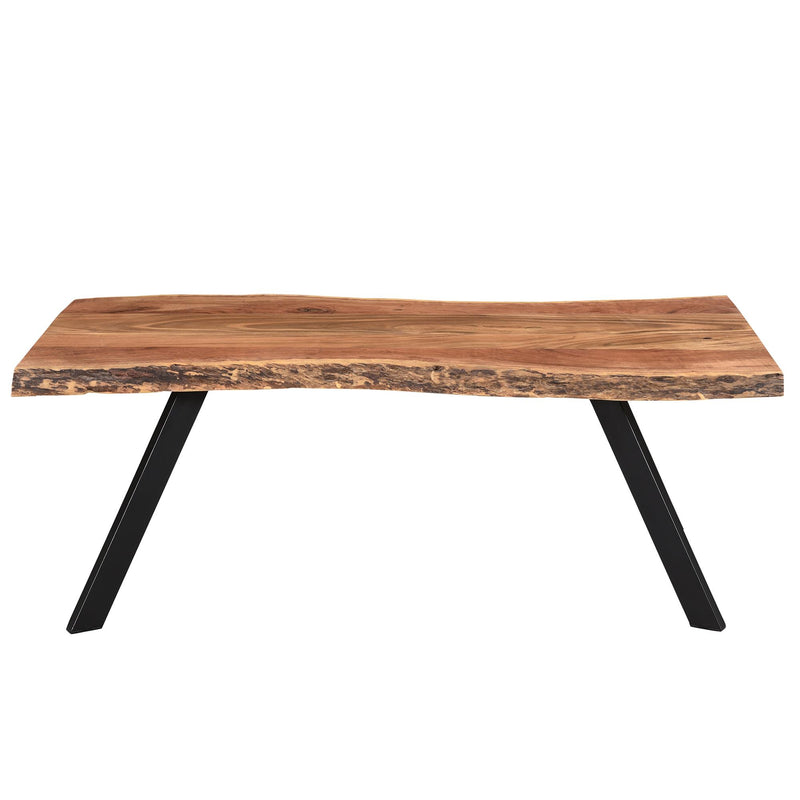 !nspire Virag 301-571NT Coffee Table - Natural and Black IMAGE 3