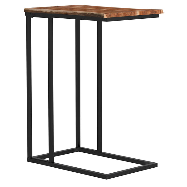 !nspire Jivin 501-676NAT Accent Table - Natural and Black IMAGE 1