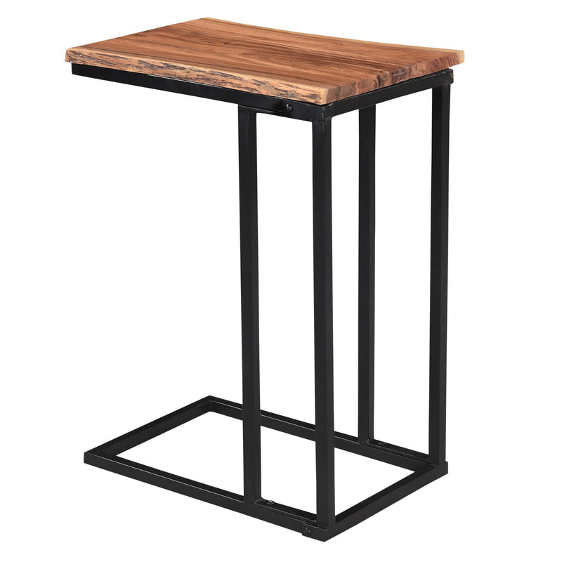 !nspire Jivin 501-676NAT Accent Table - Natural and Black IMAGE 6