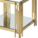 !nspire Estrel 501-630GL_L Large Accent Table - Gold IMAGE 7