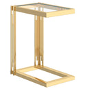 !nspire Estrel 501-630GL_S Small Accent Table - Gold IMAGE 1