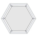 !nspire Fleur 501-635CH Accent Table - Silver IMAGE 4