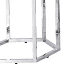 !nspire Fleur 501-635CH Accent Table - Silver IMAGE 7