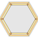 !nspire Fleur 501-635GL Accent Table - Gold IMAGE 4