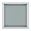 !nspire Casini 301-632CH_S Small Square Coffee Table - Silver IMAGE 4