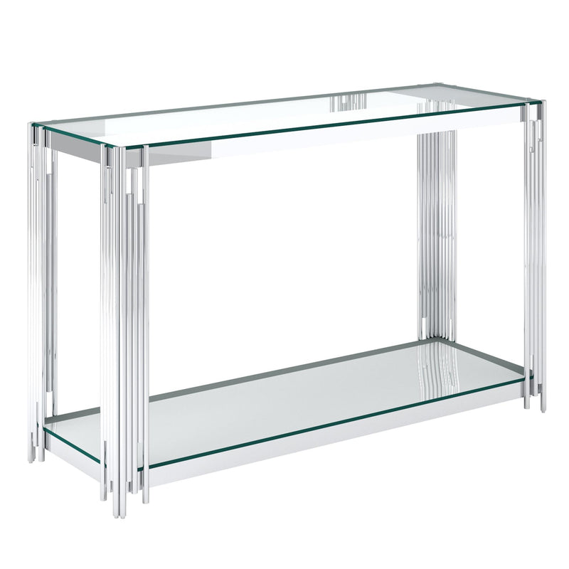 !nspire Estrel 502-630CH Console Table - Silver IMAGE 1